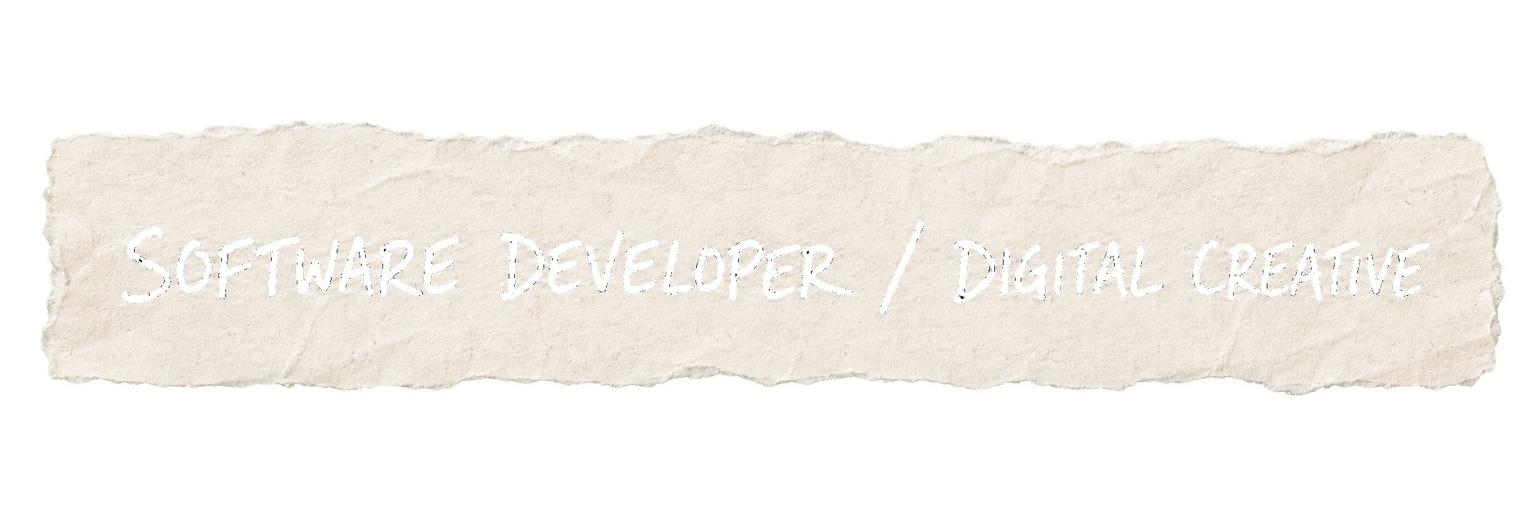 Software Developer / Digital Creative